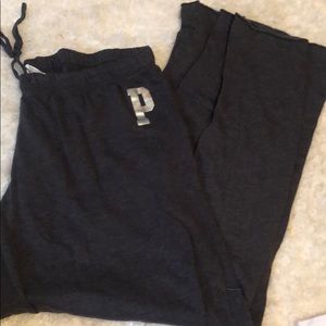 Victoria Secret sweatpants. Gray. L.